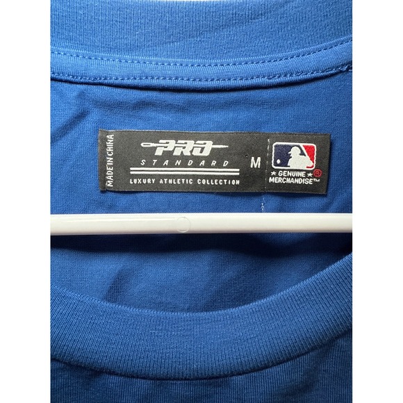 Pro Standard MLB Los Angeles Dodgers Blue Crop Top T-Shirt - Women's - Picture 3 of 3